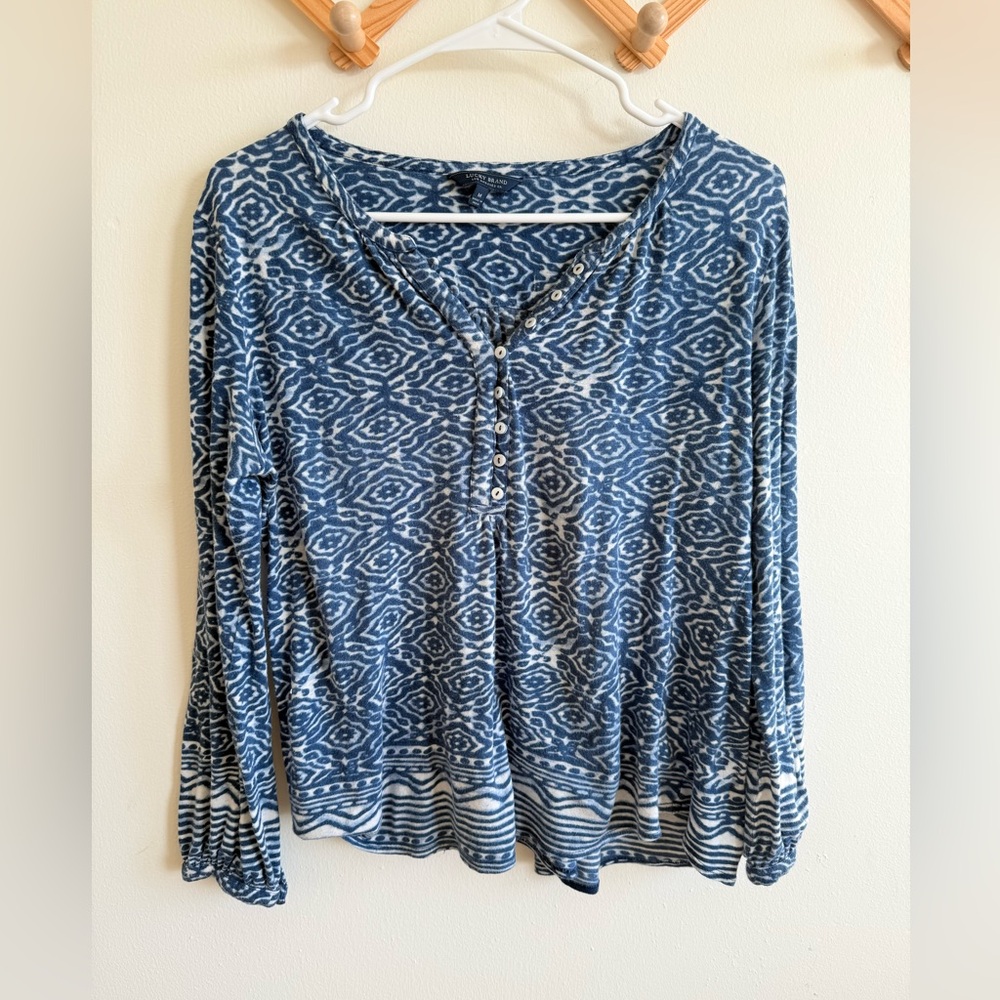 Lucky Brand Peasant Blouse